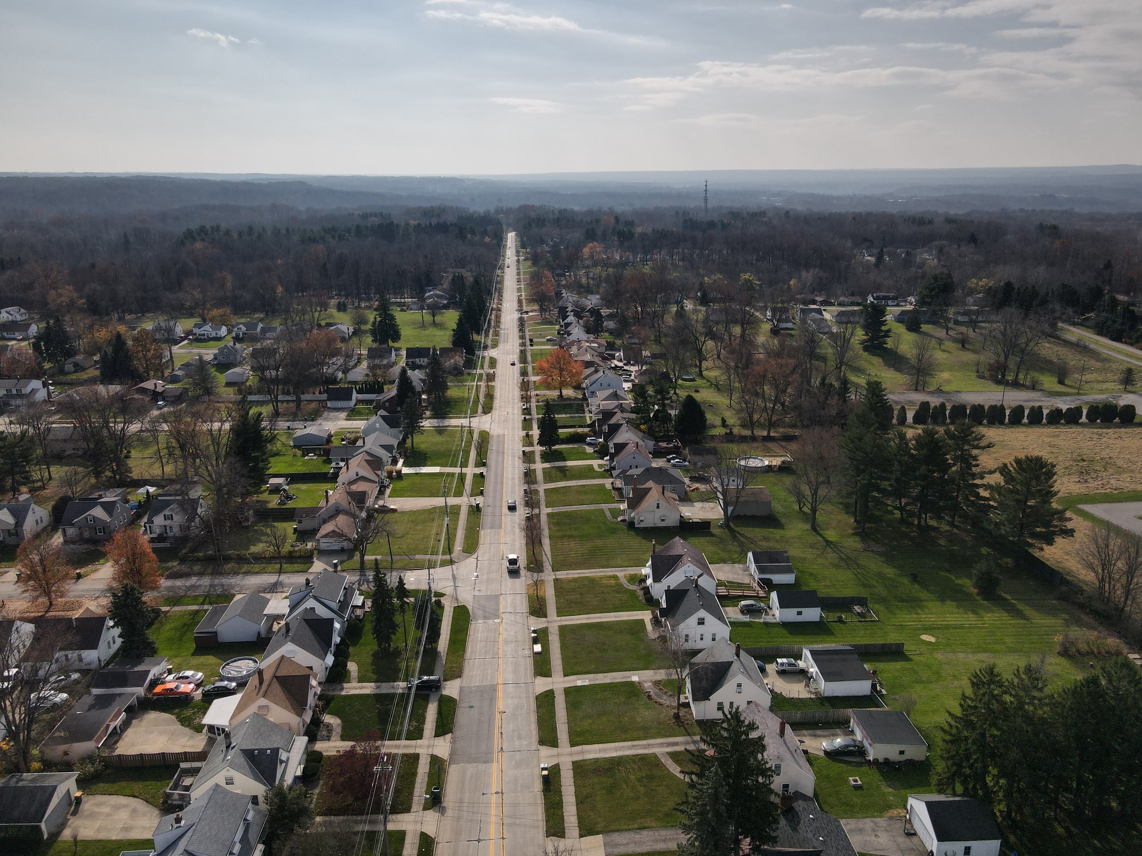 Maple Heights Ohio residential street